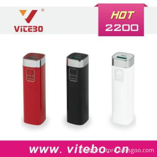 Funny Lipstick Gift Portable Mobile Phone Charger 2200mah